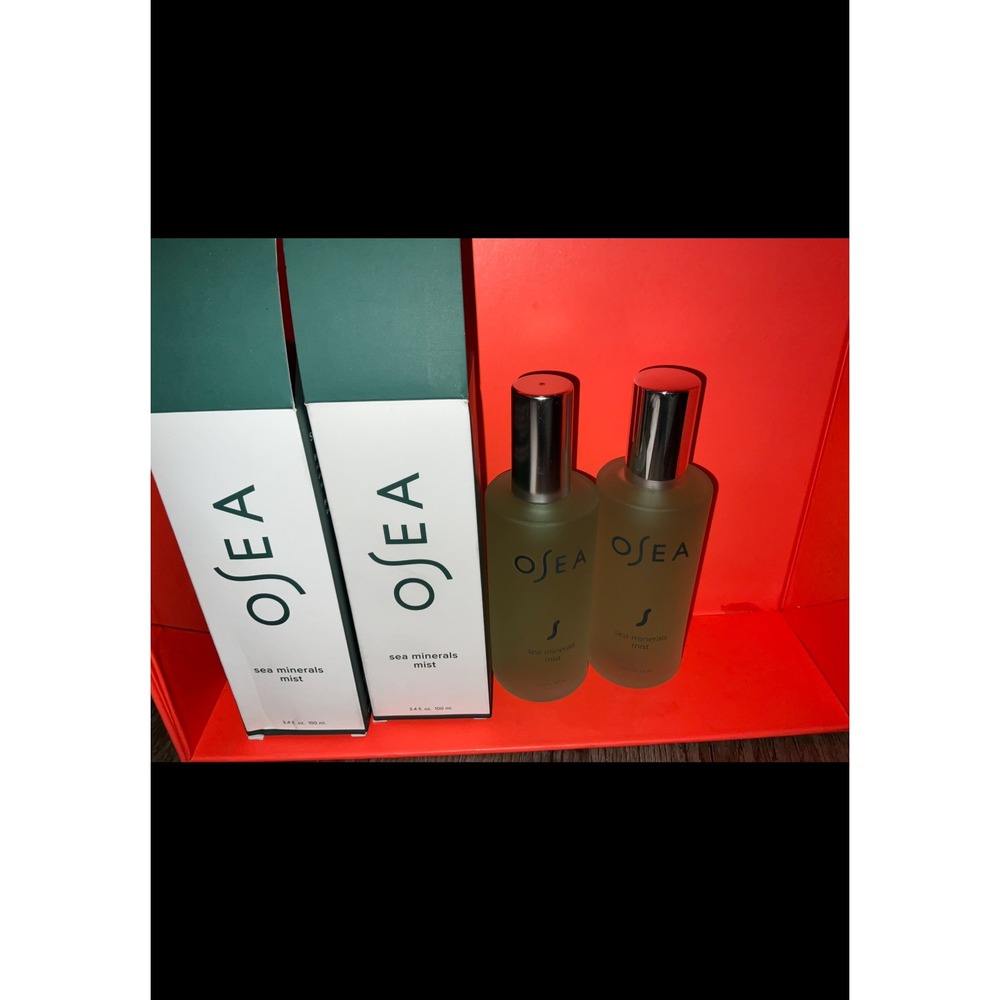 OSEA Sea Minerals Mist Set of 2 Hydrating Face Toner Spray 3.4 fl oz Each